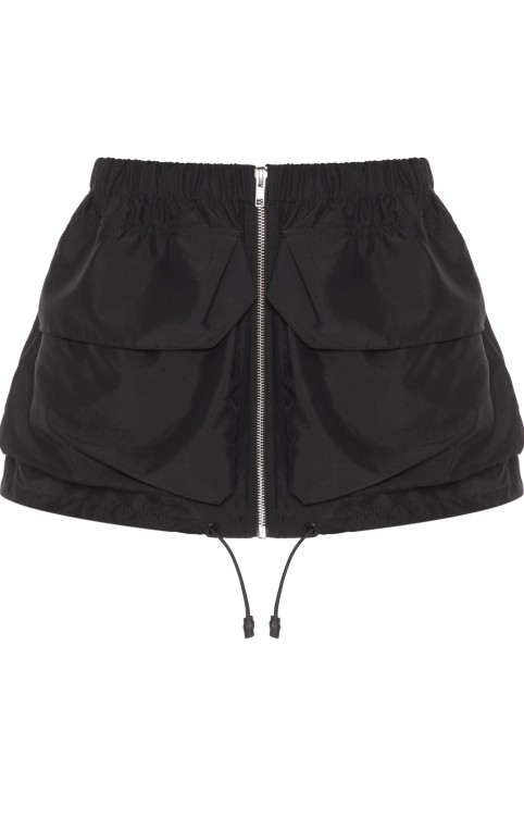 Nylon Skirt Black
